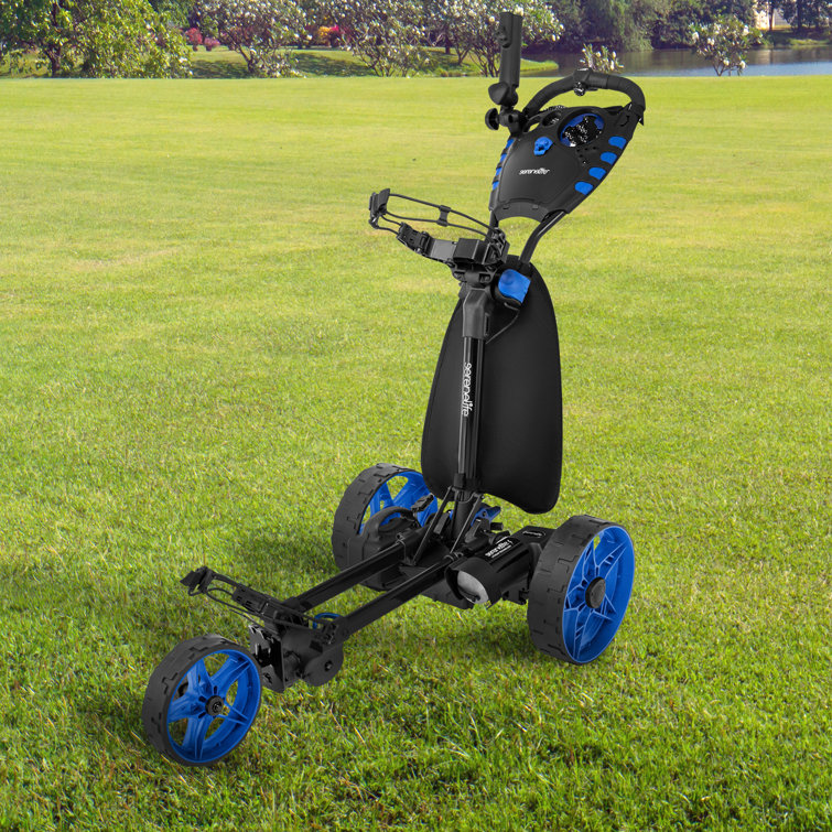 self propelled walking golf carts